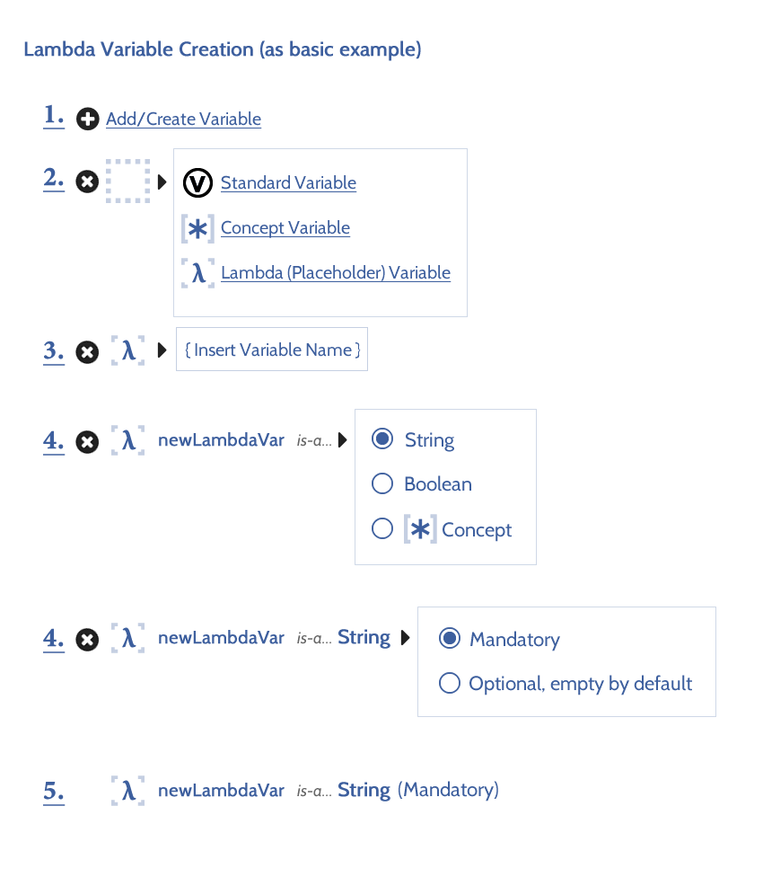 Lambda Variable Creation Example