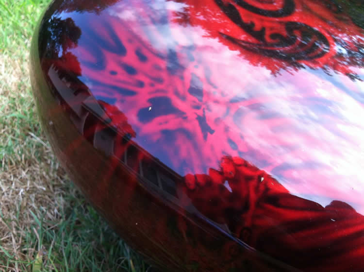 Candy Red Jersey Devil Tank, zoomed view
