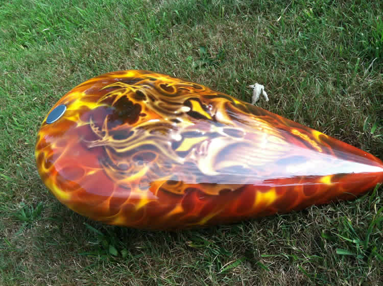 Tribal Demon Tank, three-quarter view, other side